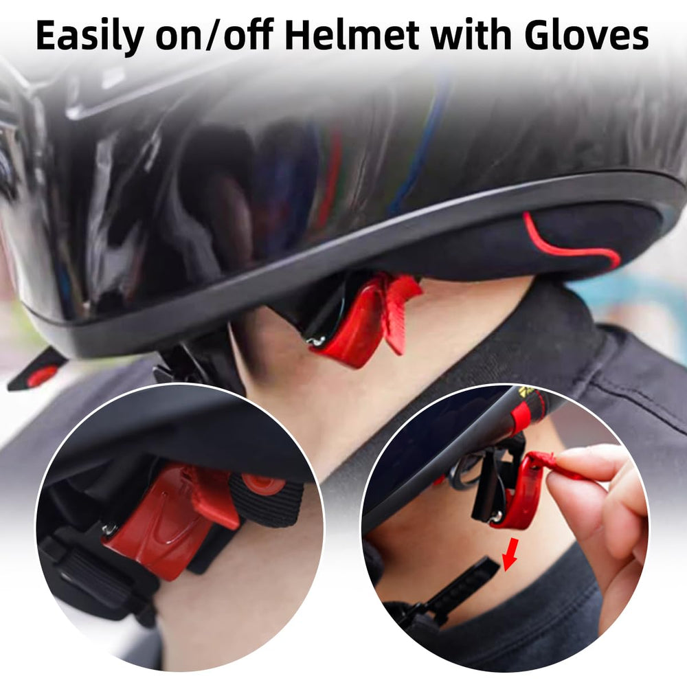 URLWALL 1-inch chinstrap slot supports secure, versatile helmet use
