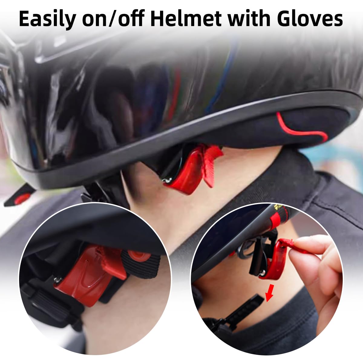 URLWALL parallelogram slot design strengthens chinstrap attachment