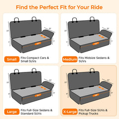 URPOWER bench seat cover resists scratches for long-lasting backseat use