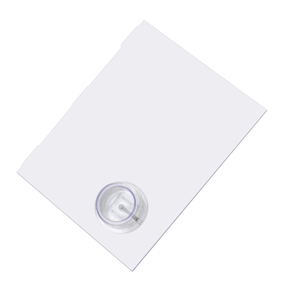 URYKEC 239061 RV screen door slider panel closeup, clear acrylic for smooth operation