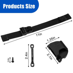 URYKEC 356A0002 buckle kit bottom side allows quick, tool-free installation and removal.