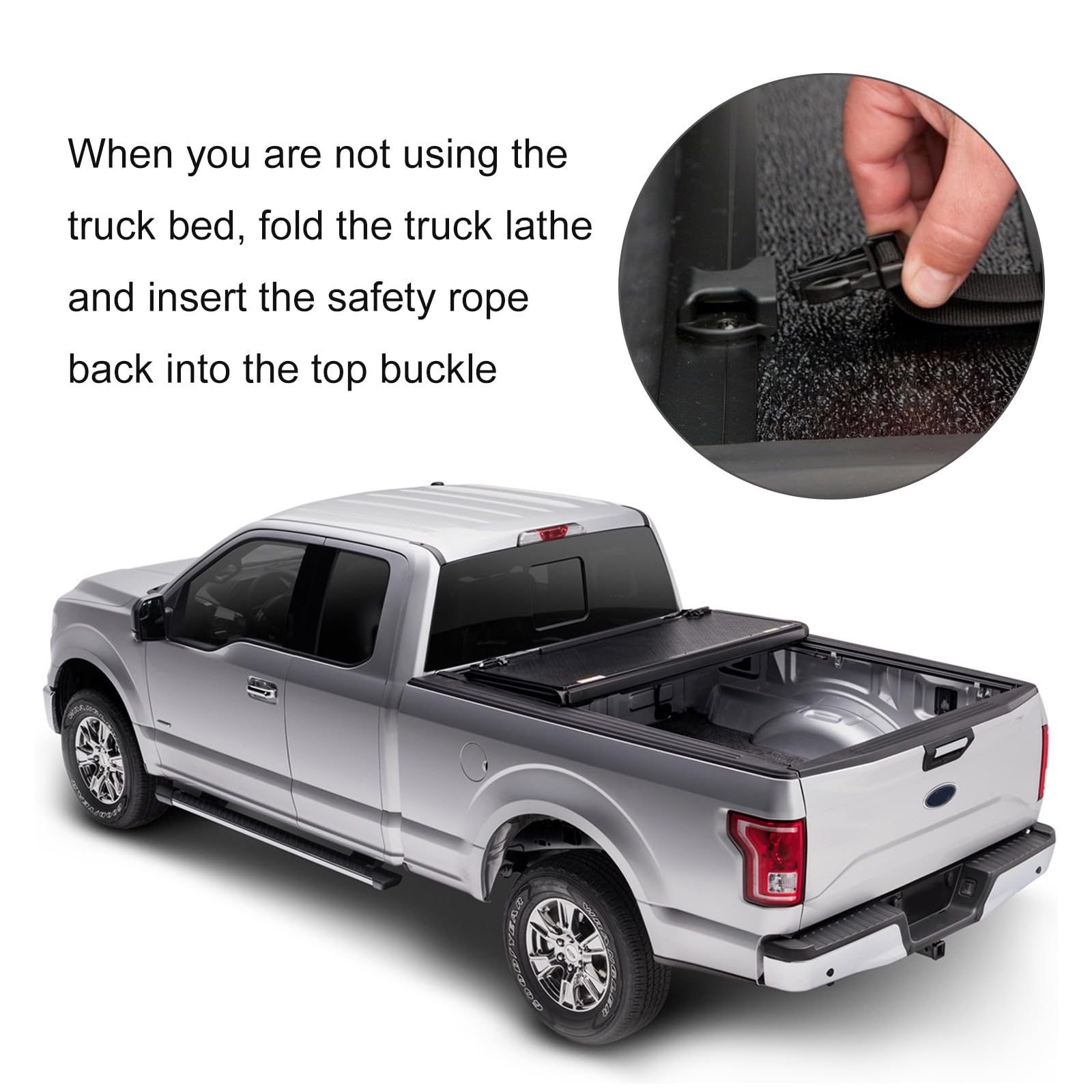 URYKEC 356A0002 buckle kit bottom side includes two replacement fasteners.