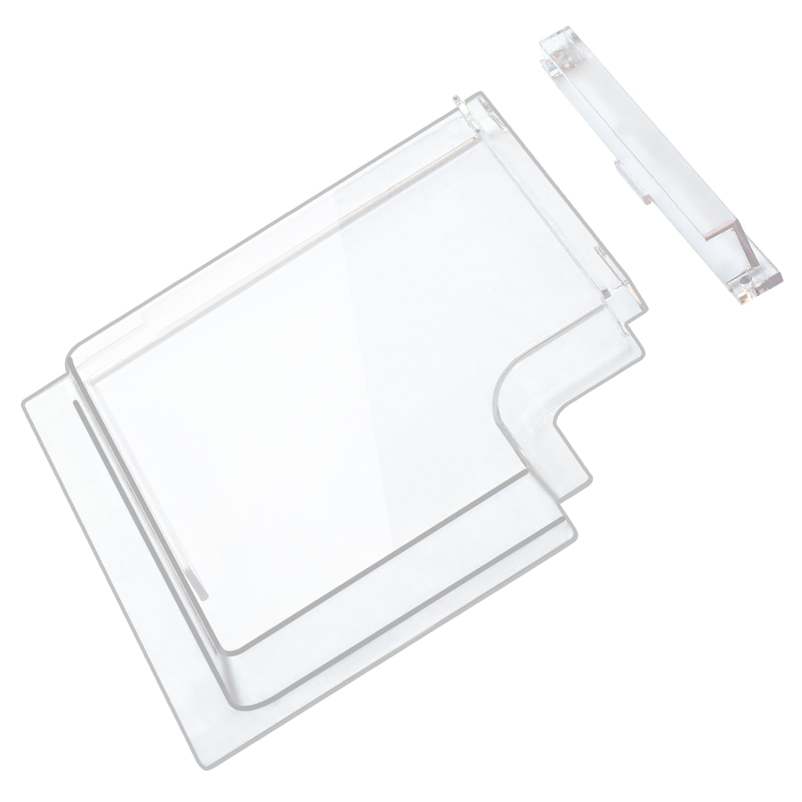 URYKEC installation guide-style snap-fit demonstration for RV door