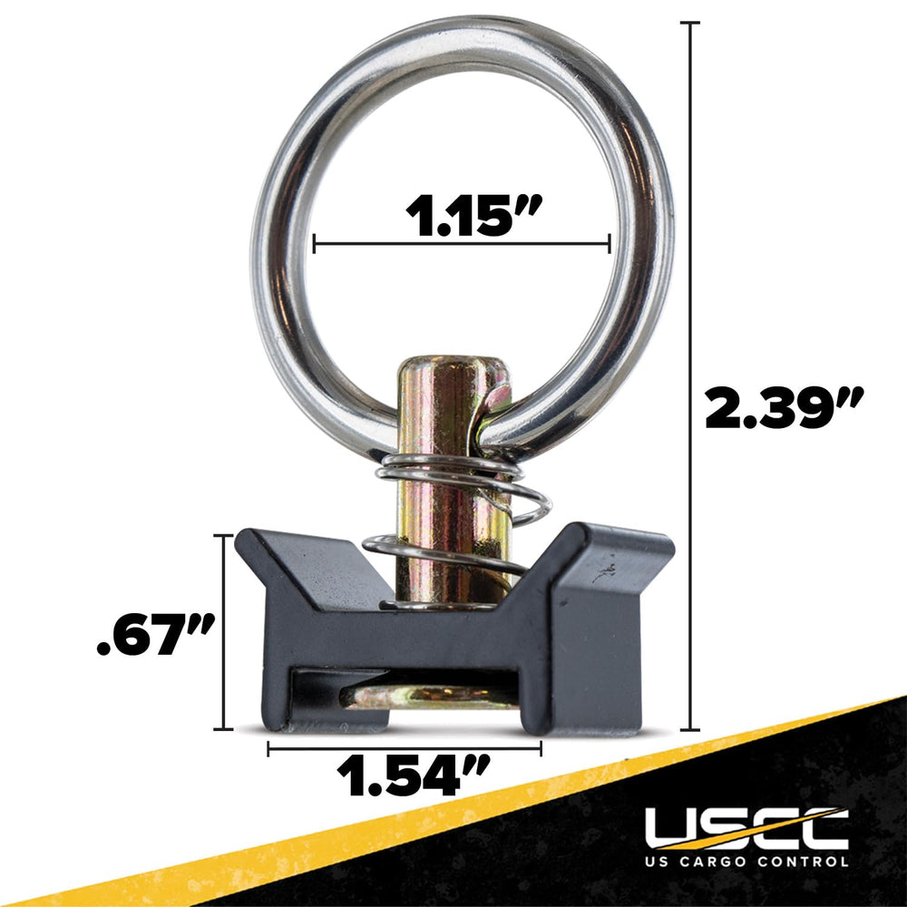 Aluminum keeper with spring-loaded design for quick reconfiguration