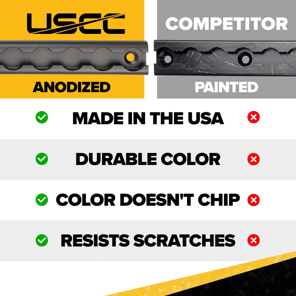 US Cargo Control L-Track wall installation demonstrates versatile mounting on trailer wall