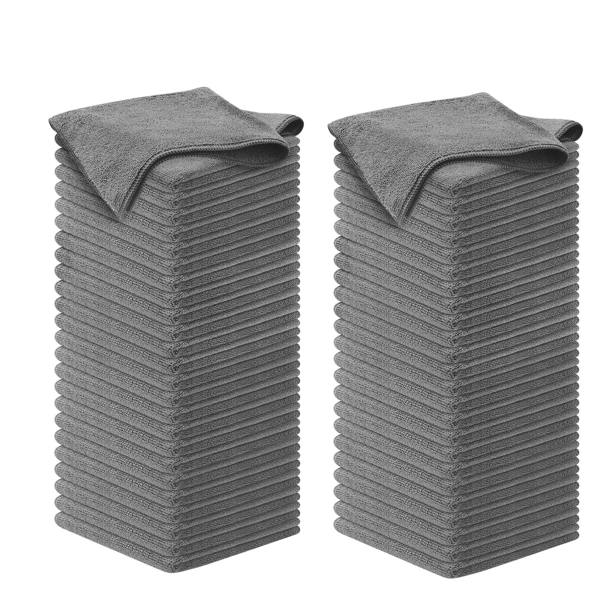 USANOOKS microfiber cloth grey for streak-free mirrors and glass.