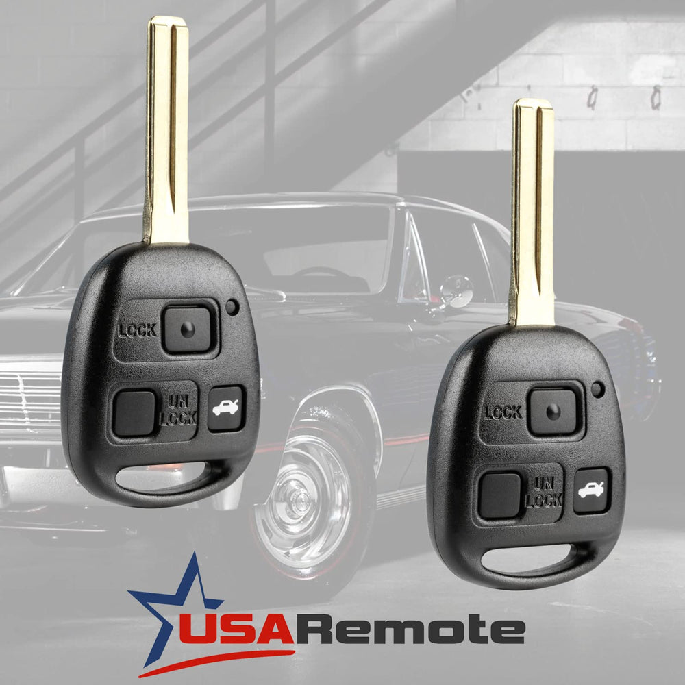 USARemote key fob with battery installed shows a complete replacement, immediate use.