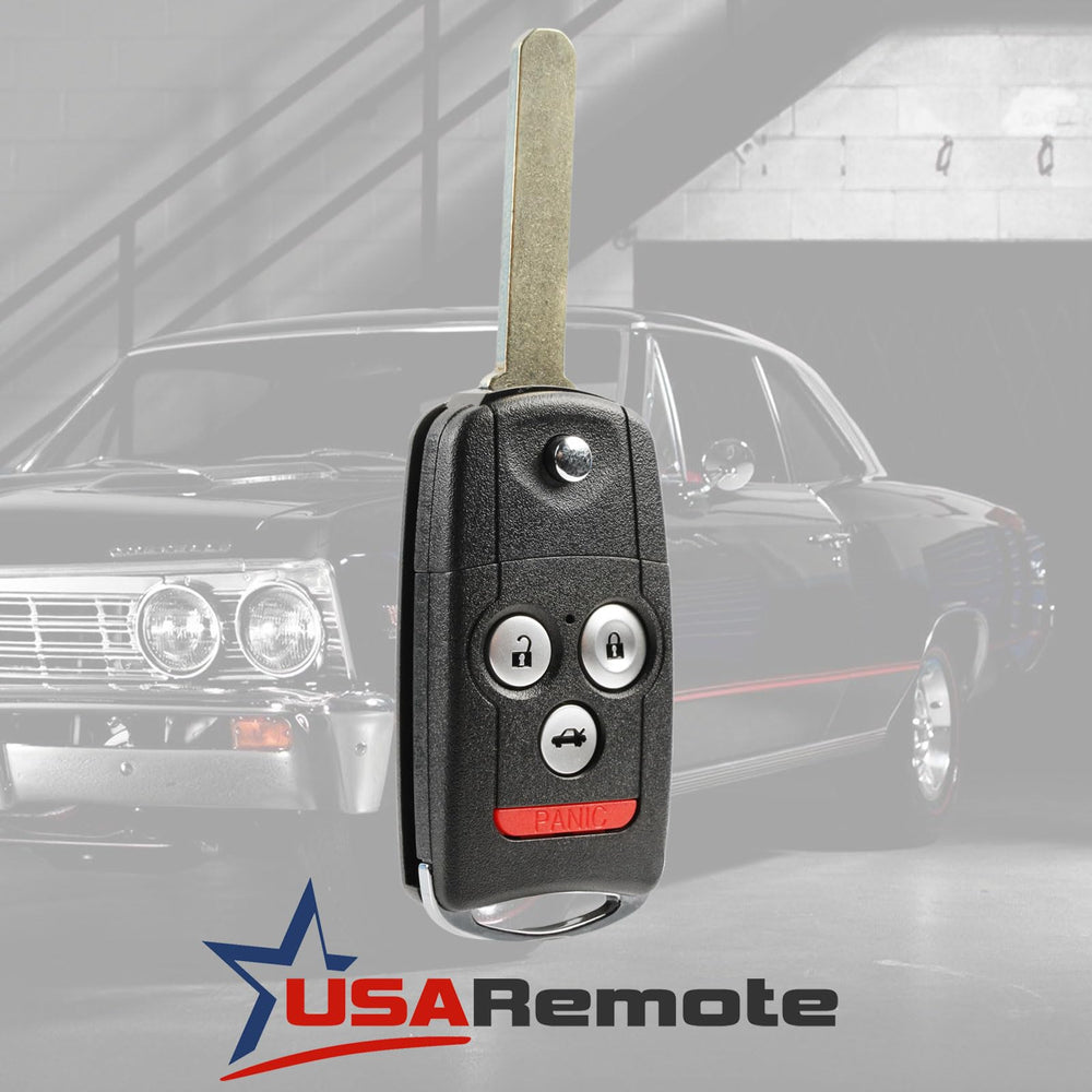 USARemote Acura TL/TSX key fob back view with function buttons