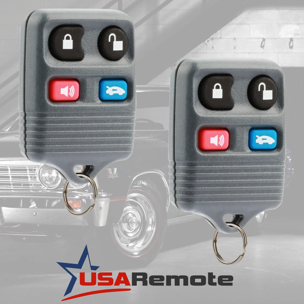 USARemote Lincoln Continental Mark VIII key fob featuring quick programming guide