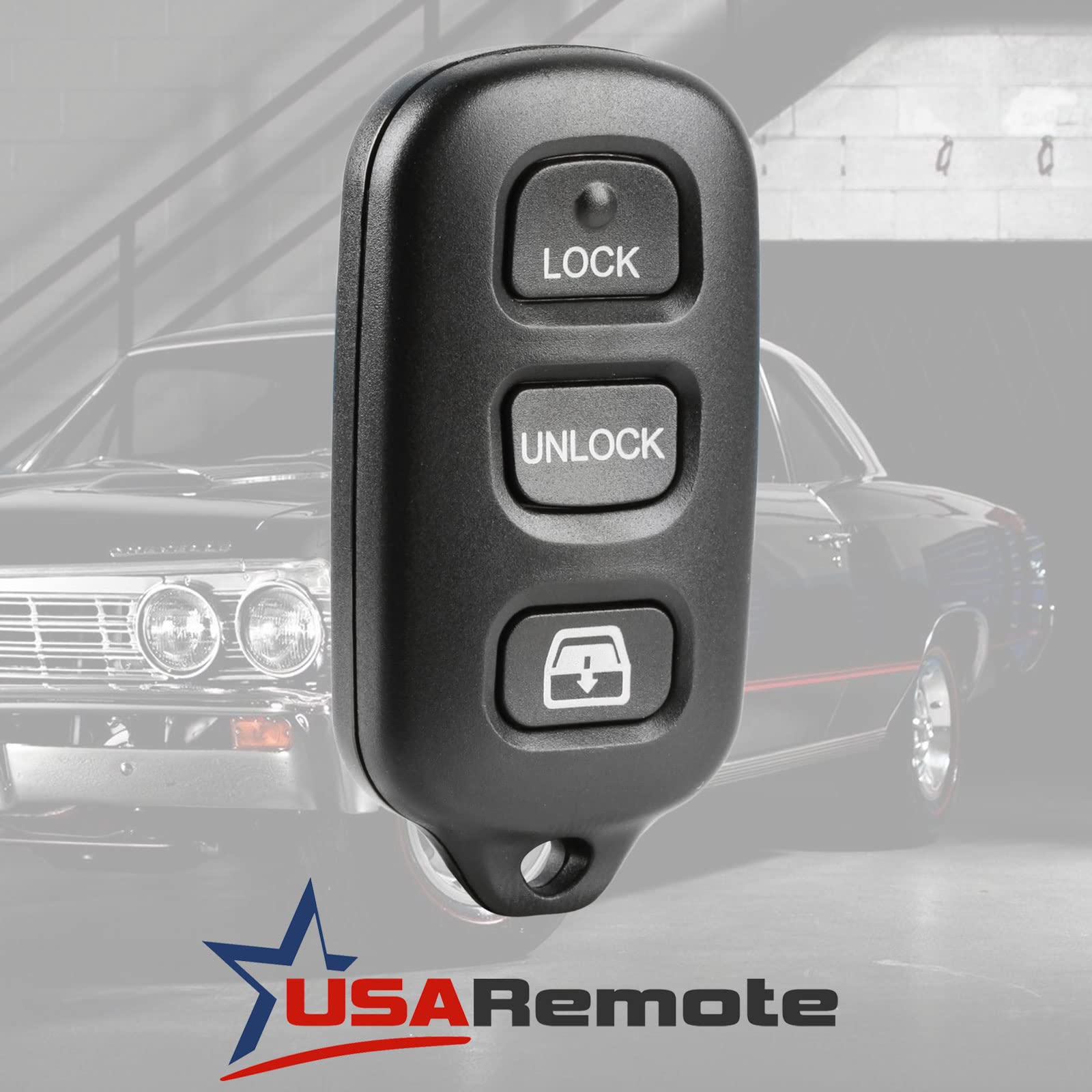 USARemote ignition key HYQ12BBX-4C close-up confirms compatibility.