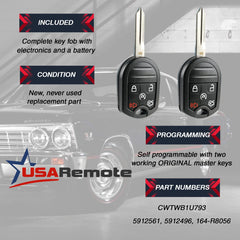 USARemote programmable key fob instructions enable DIY setup