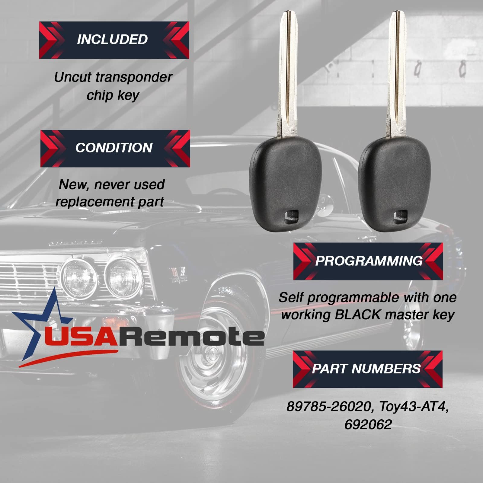 USARemote Toyota 4C compatibility guide helps verify fit.
