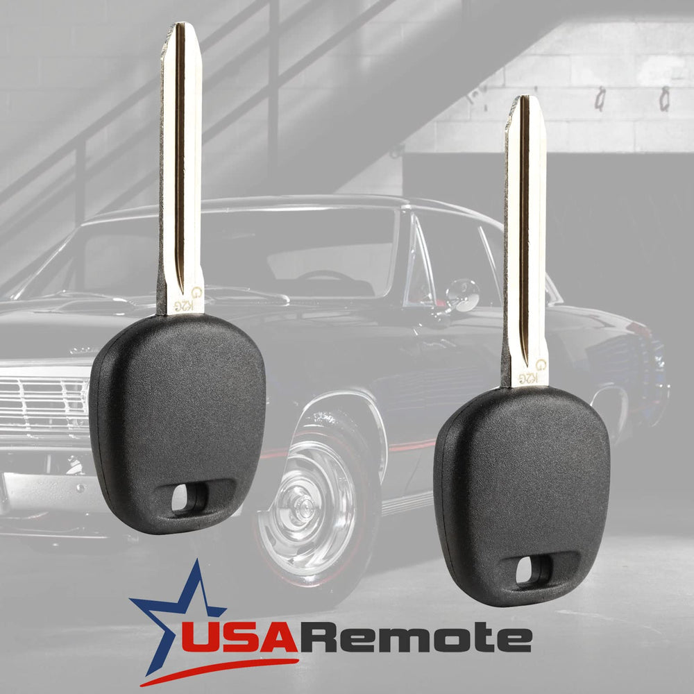 USARemote transponder ignition key back view showing durable finish