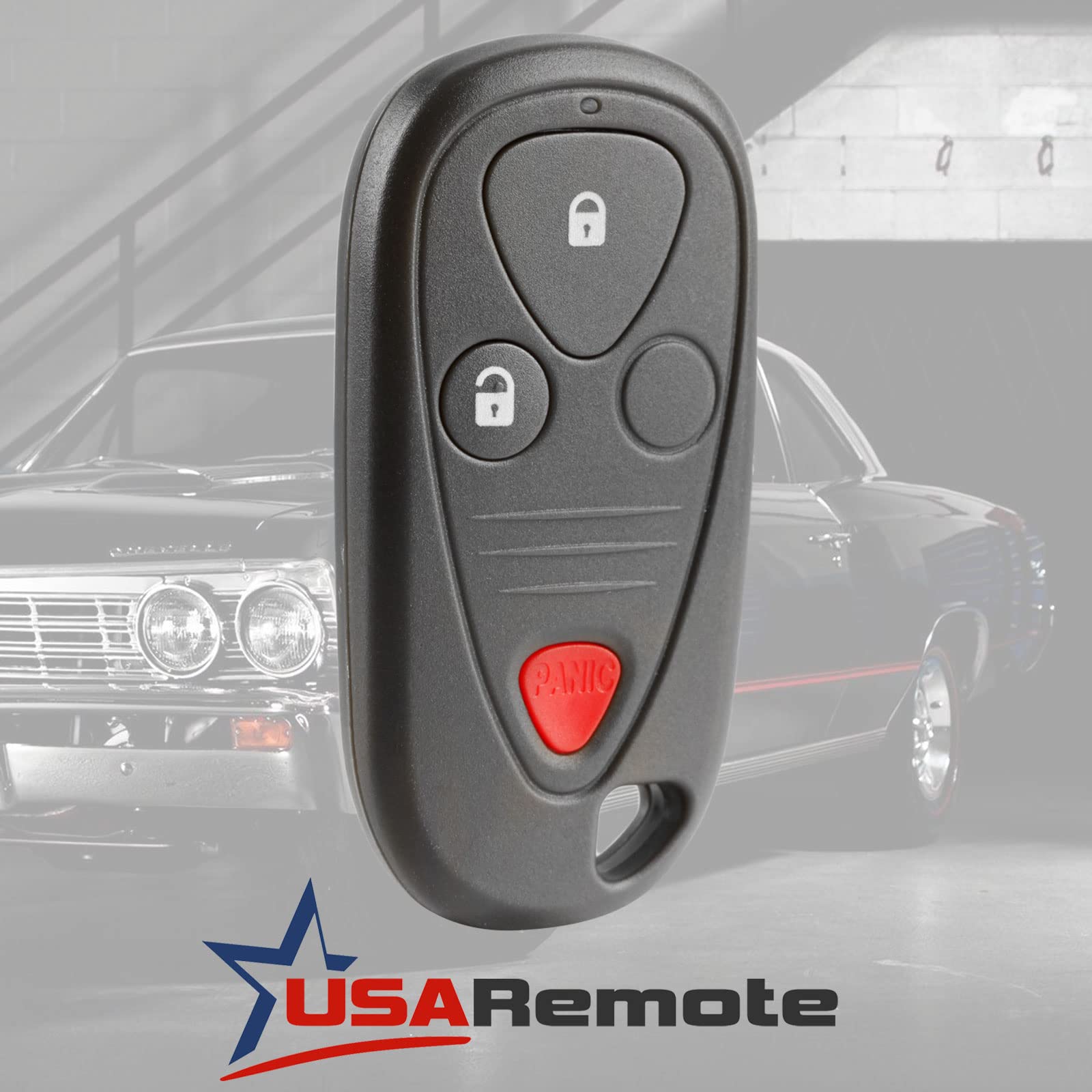 USARemote Acura TL/TSX fob back view highlighting button layout for quick access