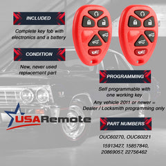 USARemote battery-included assembly ready to install after programming