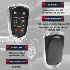 USARemote interior montage of Cadillac Escalade with dual fobs in view.
