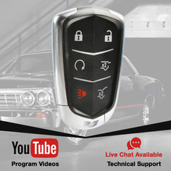 USARemote Cadillac Escalade keyless-entry closeup showing buttons and layout.