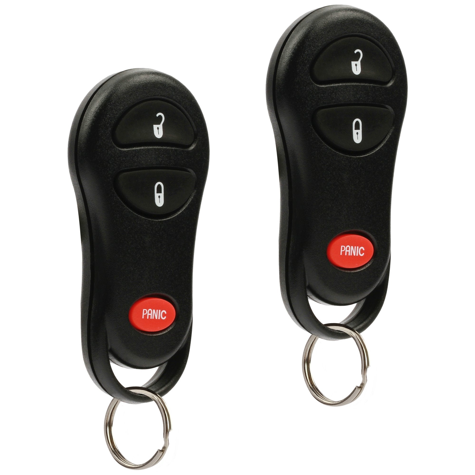 USARemote car key fob for Dodge Ram with included battery and ready-to-use replacement.