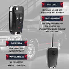 USARemote flip key blade visible, uncut and ready for professional cutting