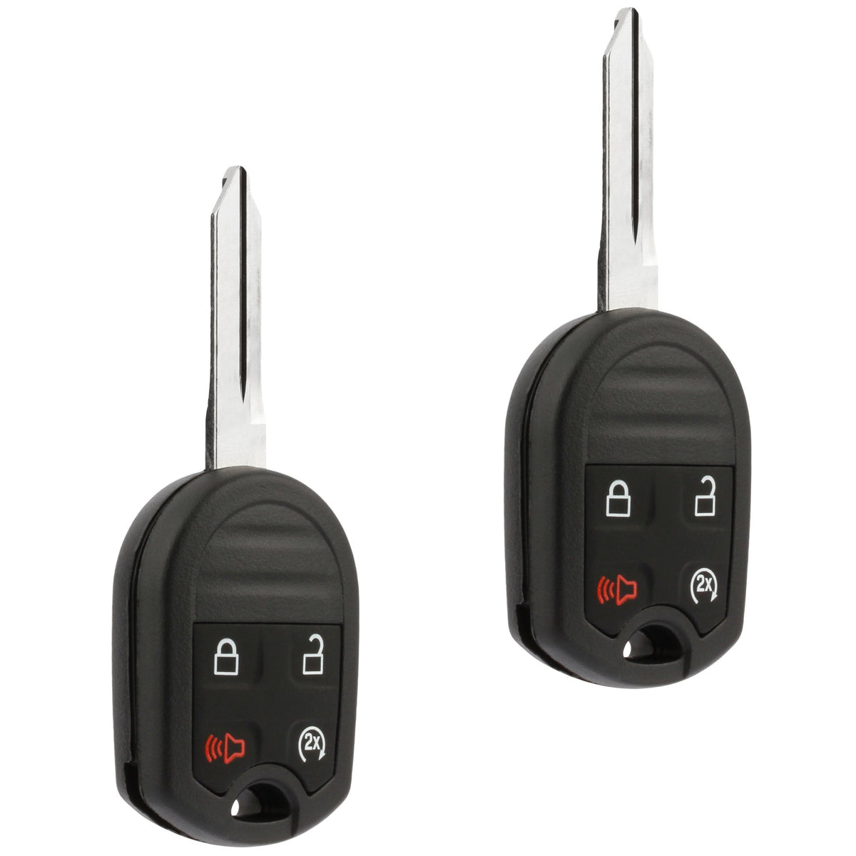 USARemote fob front view, ready for Ford/Lincoln/Mercury/Mazda programming.