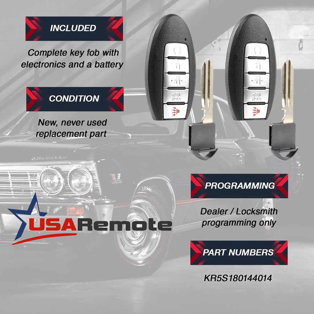 USARemote key fob for Infiniti QX60 enables convenient entry.