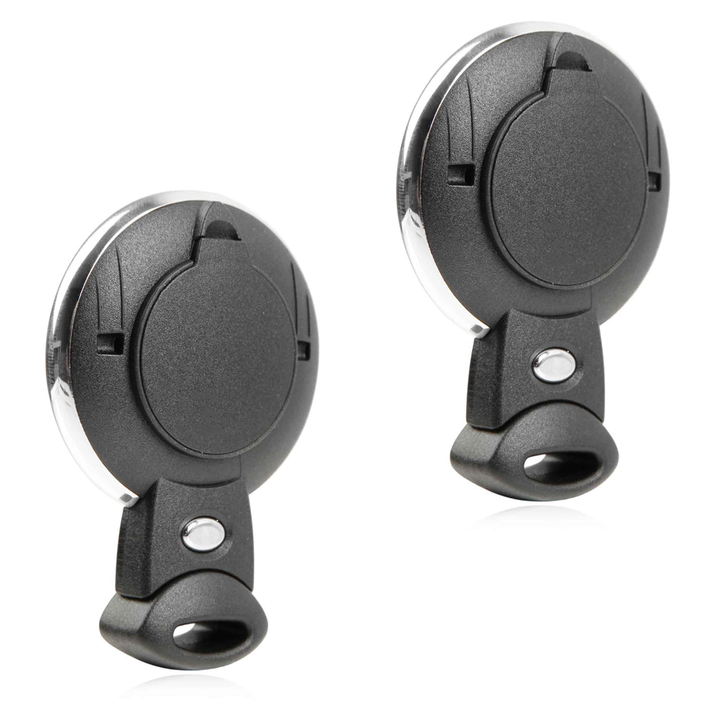 USARemote keyless 3-button remote back view shows button layout.