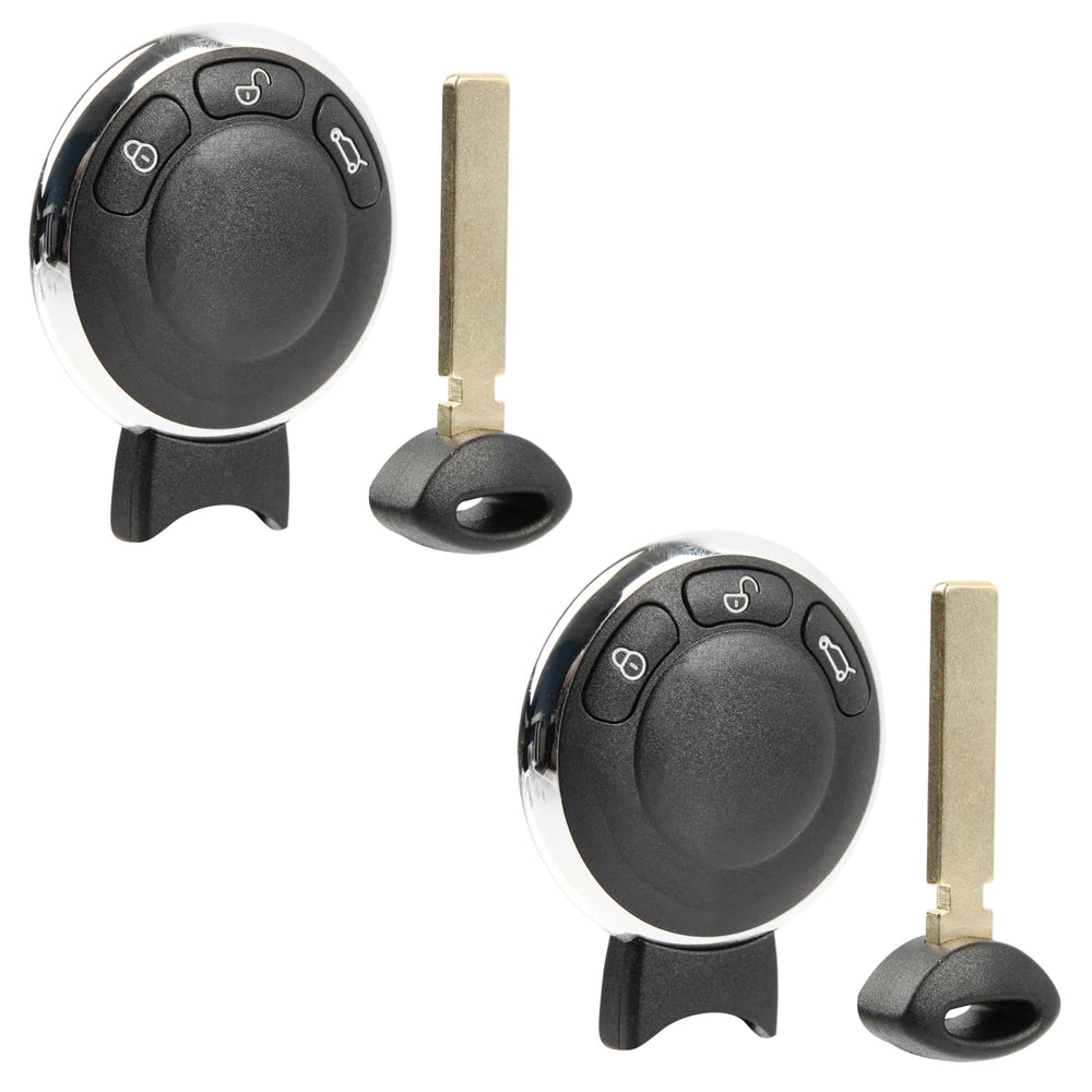 USARemote keyless 3-button remote front view for reliable car access.