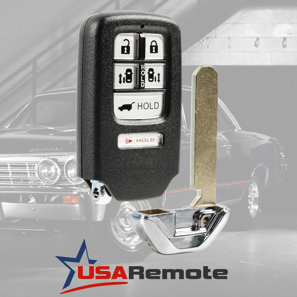 USARemote KR5V1X smart key fob back view showing button layout