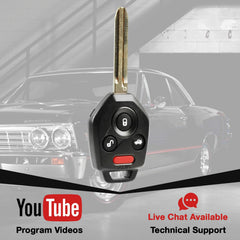 USARemote Subaru Impreza remote keyblade image showing uncut blade.