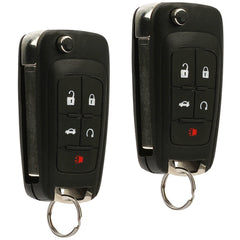 USARemote two-button flip fob front view for GM models