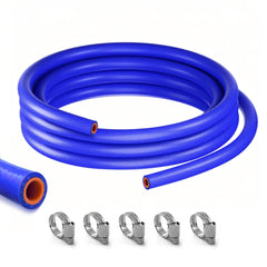 Uselection silicone heater hose blue demonstrates high temperature flexibility for coolant lines