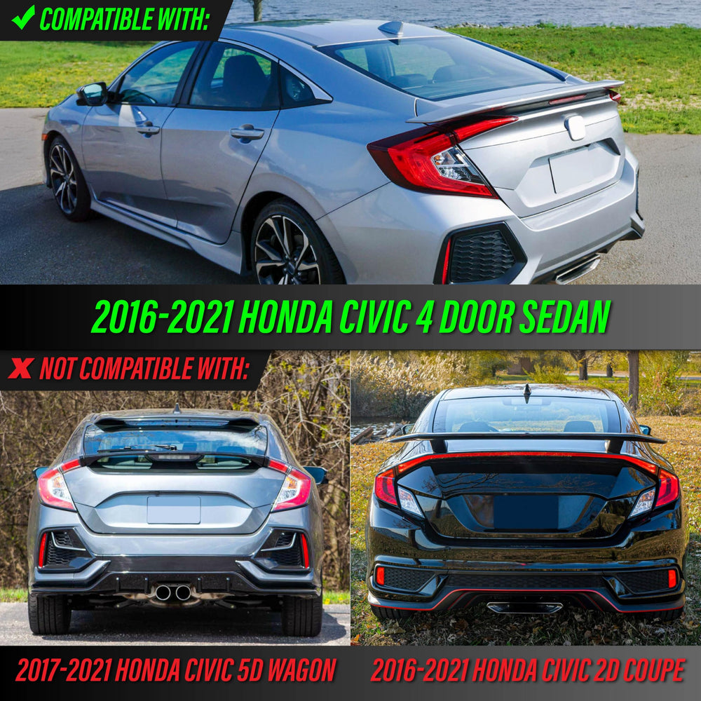 USR Unique Style Racing clear lens tail light right outer enhances rear visibility