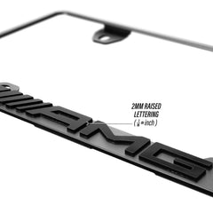 USR Unique Style Racing 3D black raised letter frame, UV resistant powder coat for lasting shine.