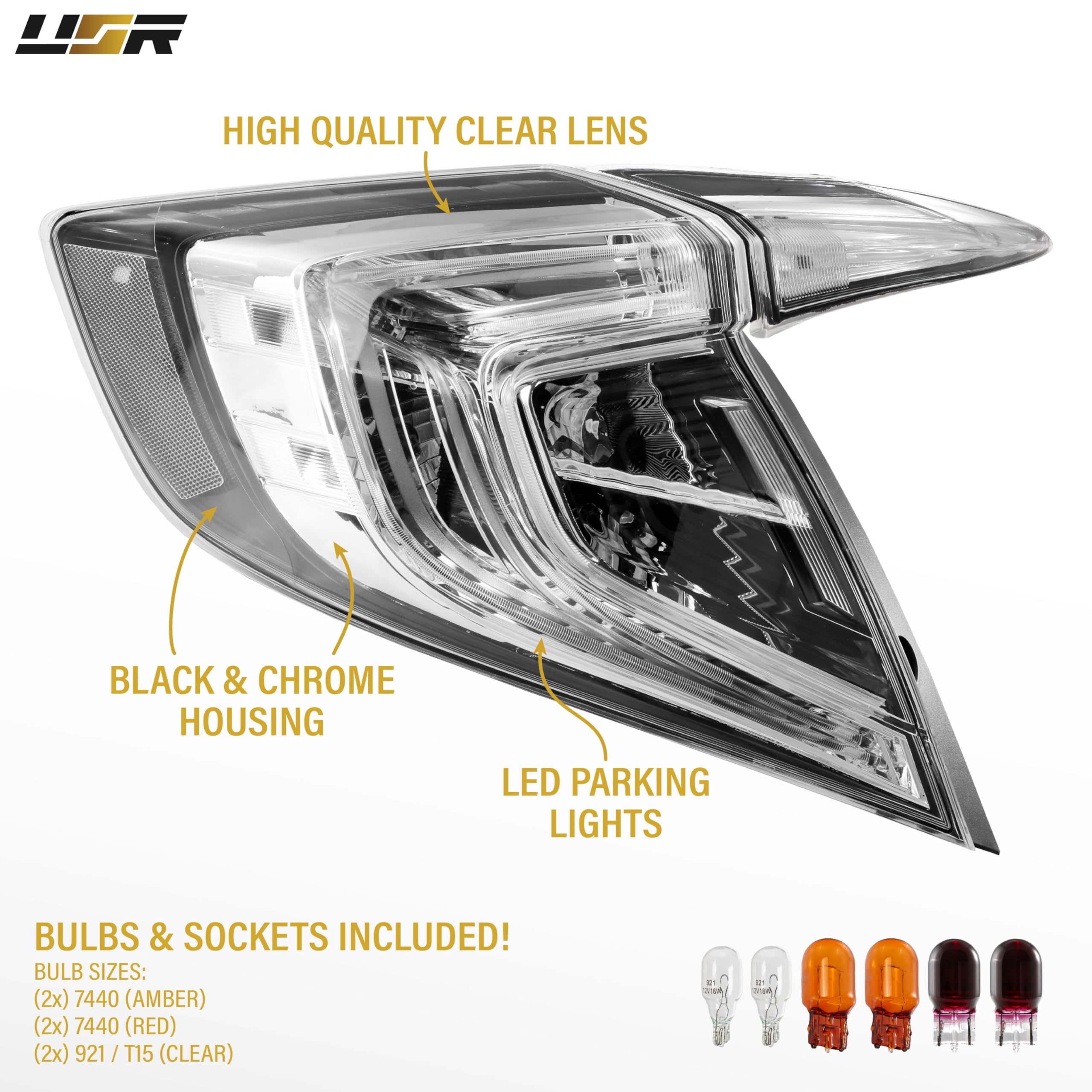 USR Unique Style Racing close-up of ABS polycarbonate construction and UV resistance
