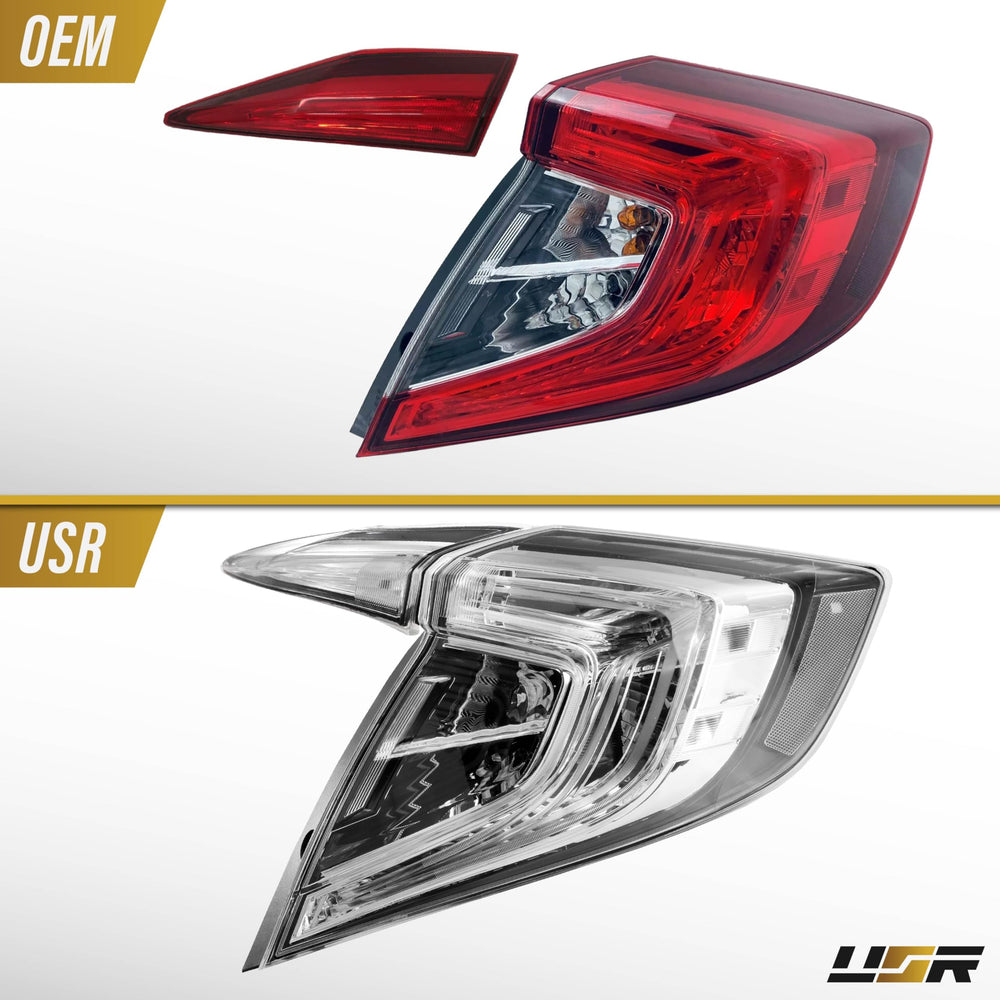 USR Unique Style Racing rear tail lamps assembly for four-door Civic