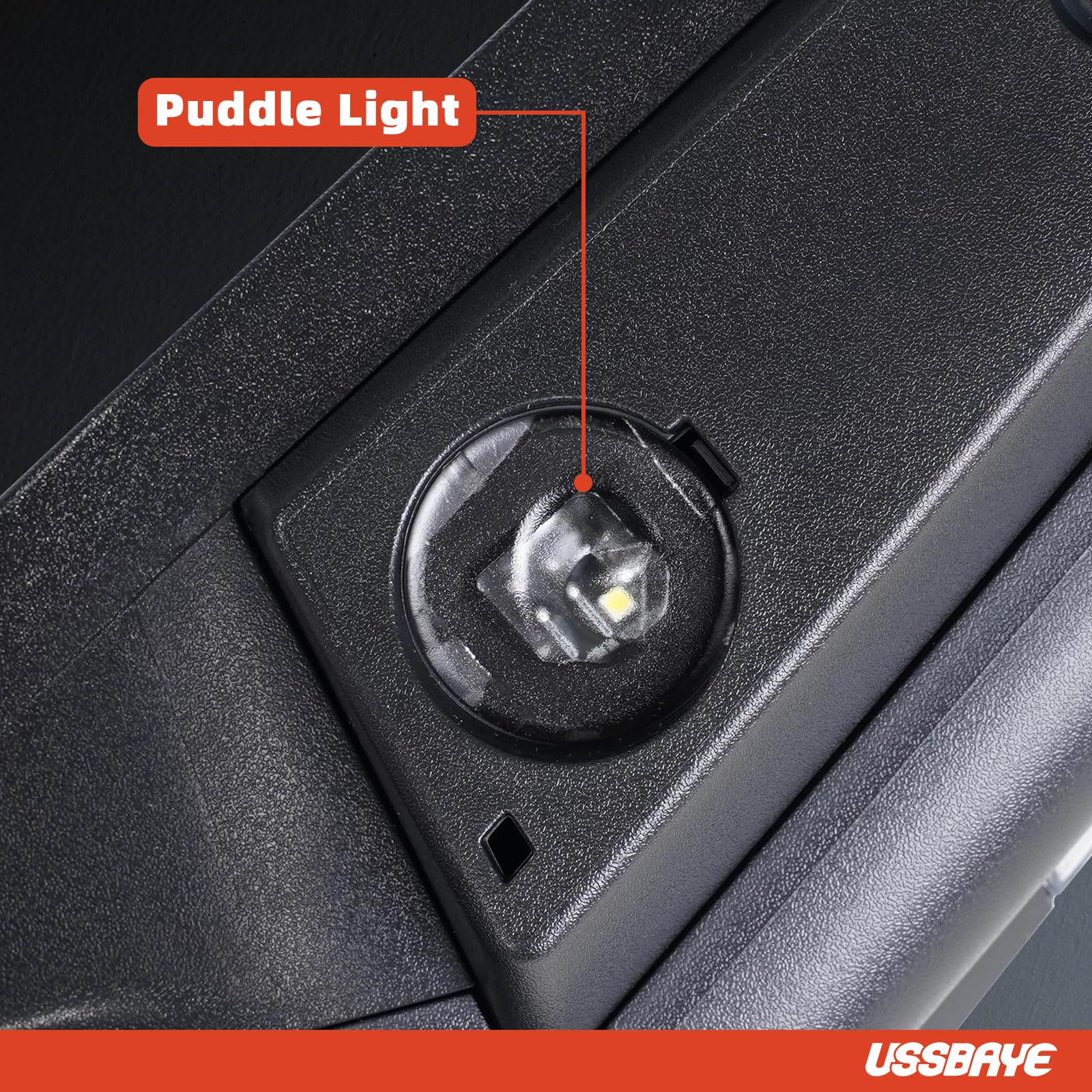 USSBAYE power-folding mirror saves space and eases parking in tight spots.