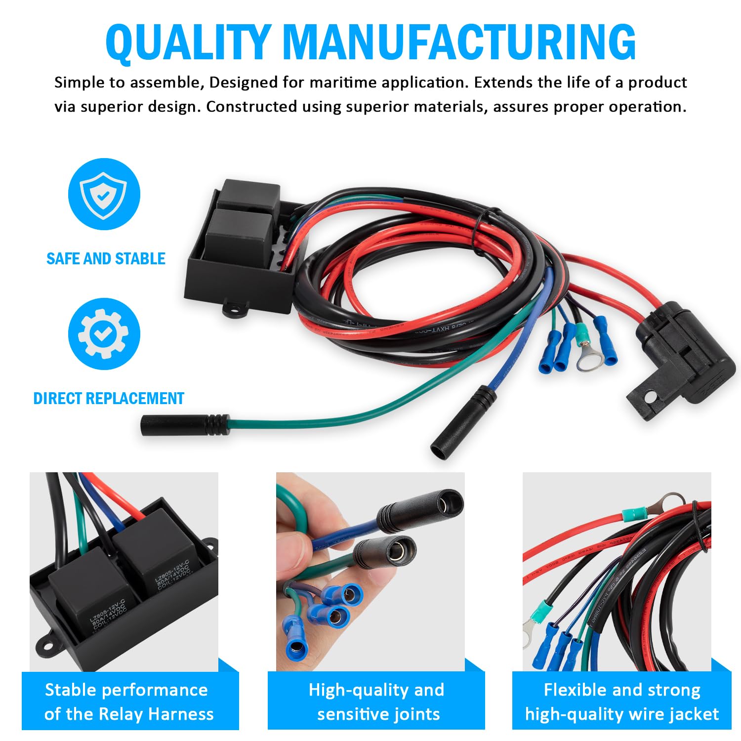 USSKYBOY Atlas 8V DP relay harness ensures precise plate movement