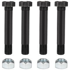 Ussuray shackle bolts with 9/16 inch shank for trailer leaf spring mounting