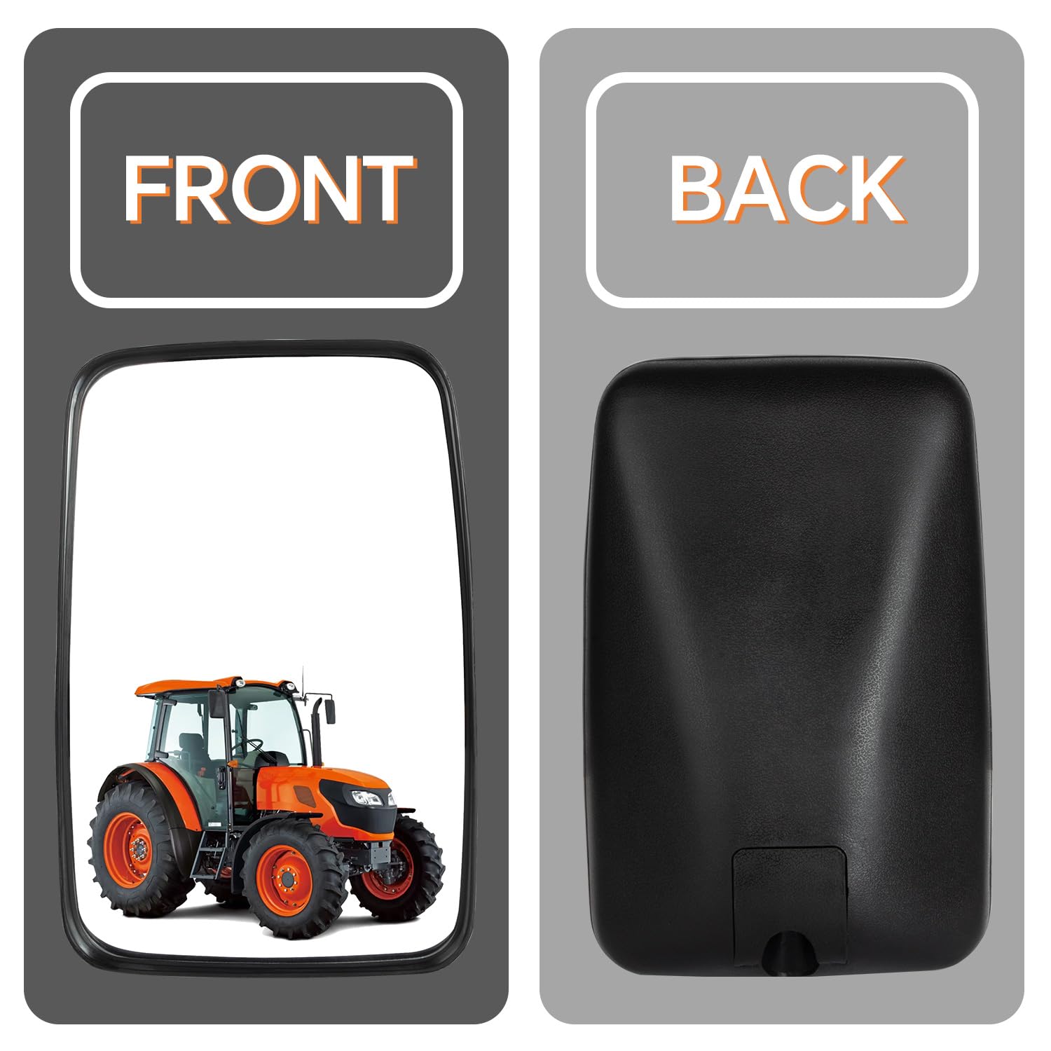 ustintec 3F260-53342 mirror features explosion-proof film for safer use in rough environments.
