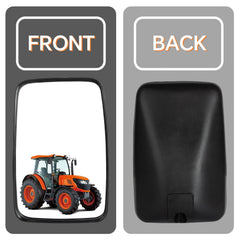 ustintec 3F260-53342 mirror features explosion-proof film for safer use in rough environments.