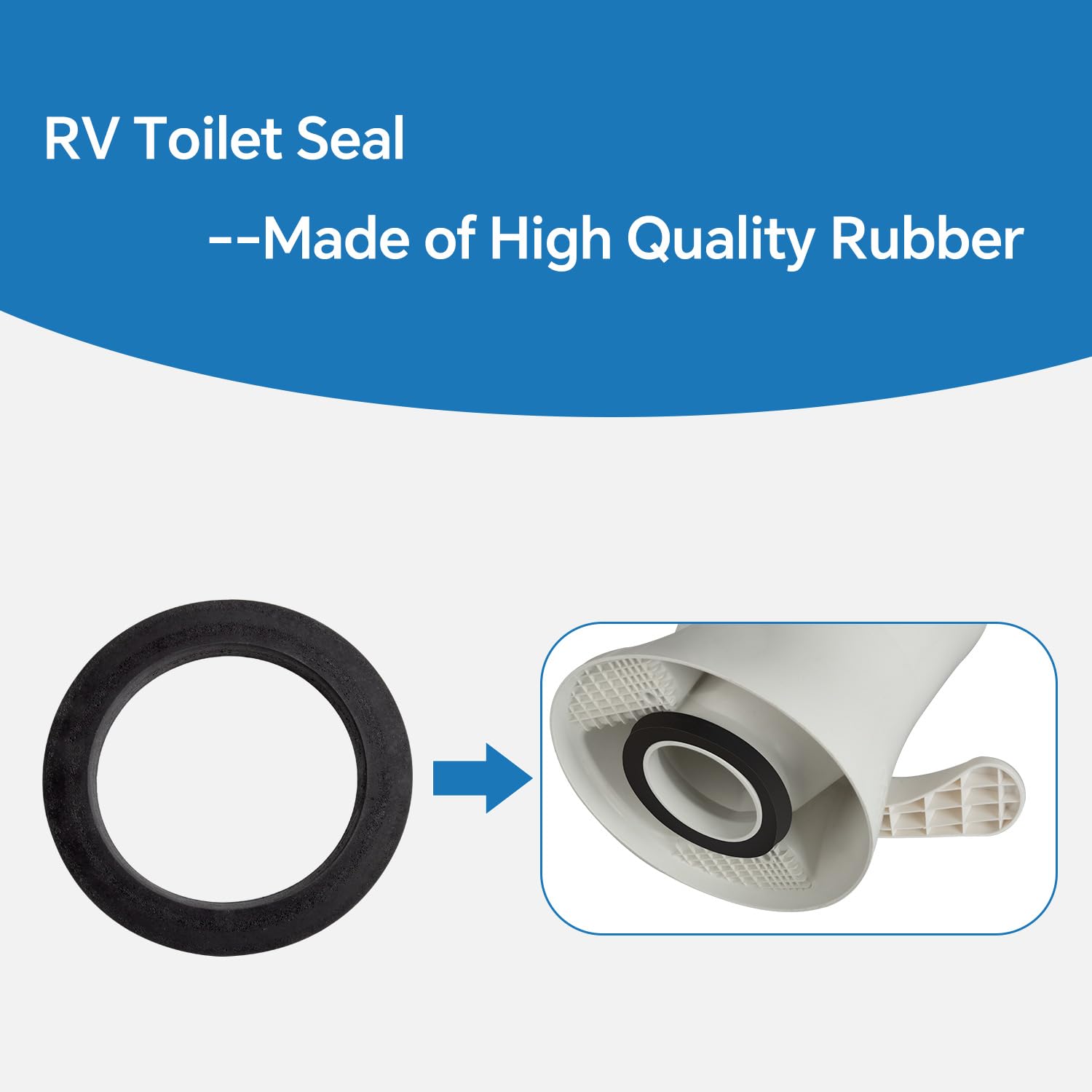 ustintec corrosion-resistant pp pedal withstands moisture in RV bathrooms