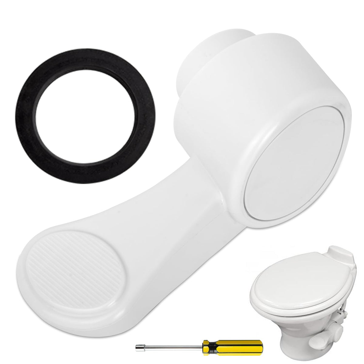 ustintec upgrade rv toilet flush pedal for Dometic models ensures smooth operation