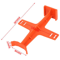 USTPO orange dirt bike fork saver enhances visibility on trails