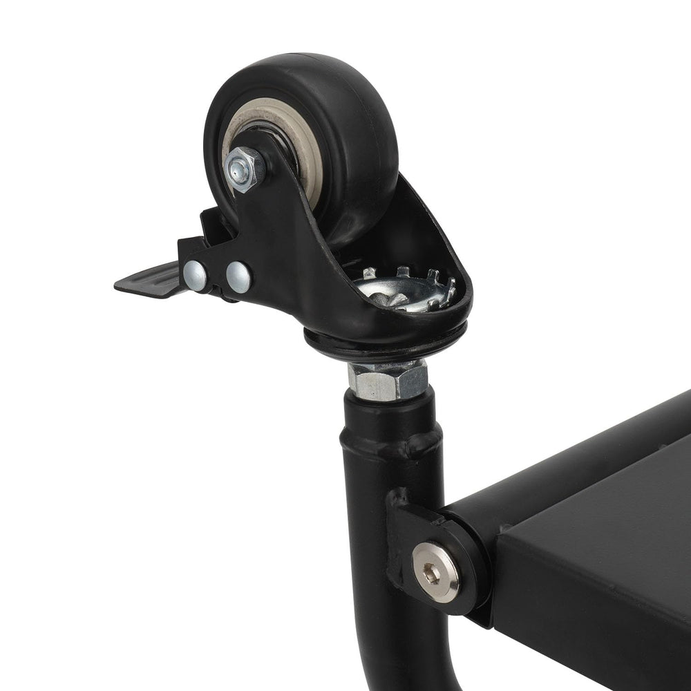 USTPO dirt pit bike stand heavy‑duty iron frame built for durability.