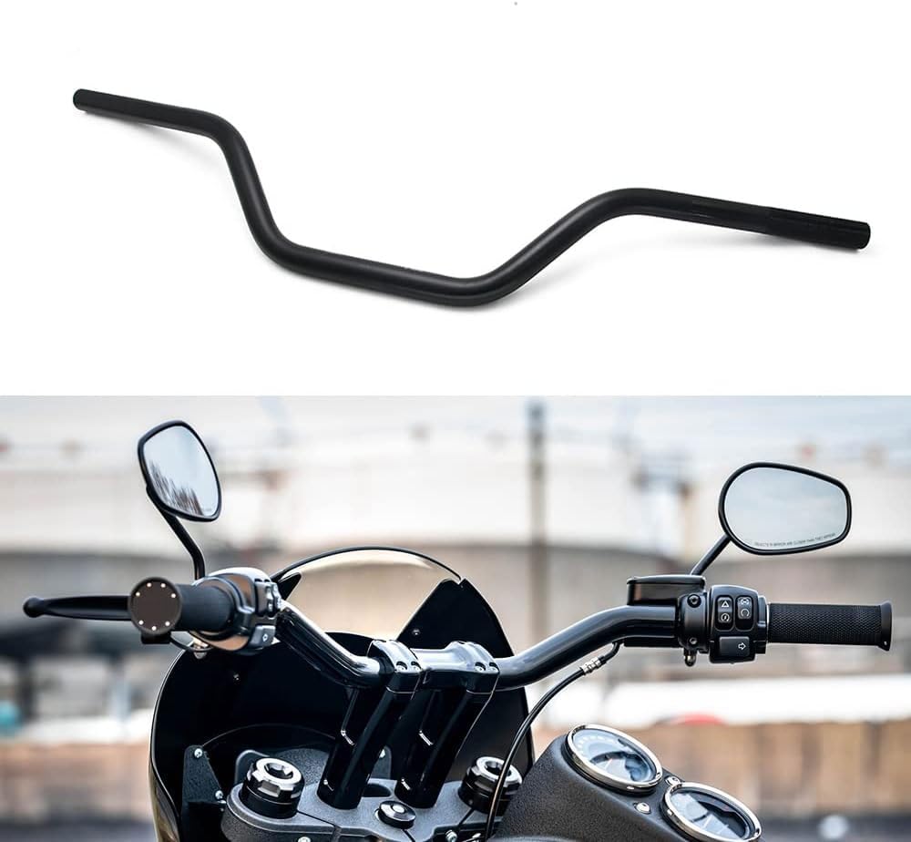 USTPO handlebar 7-8inch cafe racer, lightweight and strong for agile riding