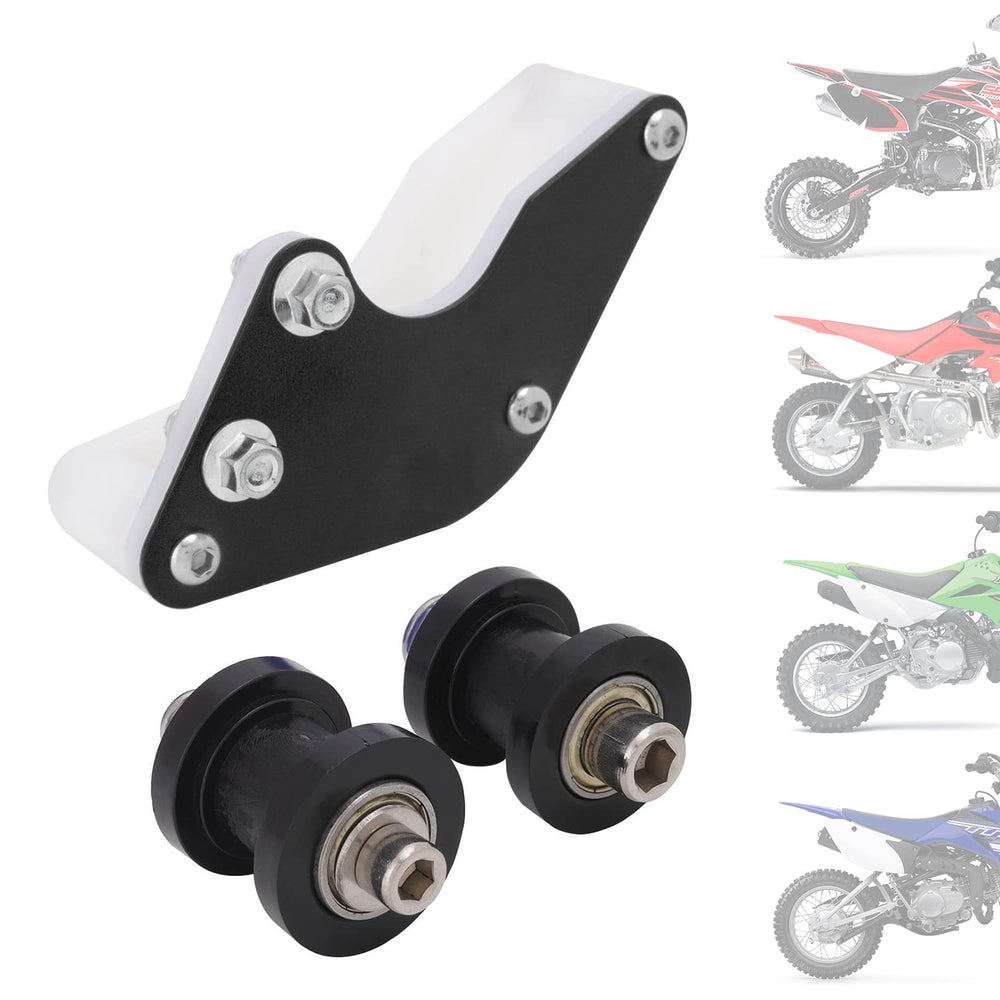 USTPO motorcycle chain guide guard black showing full guard design for protection