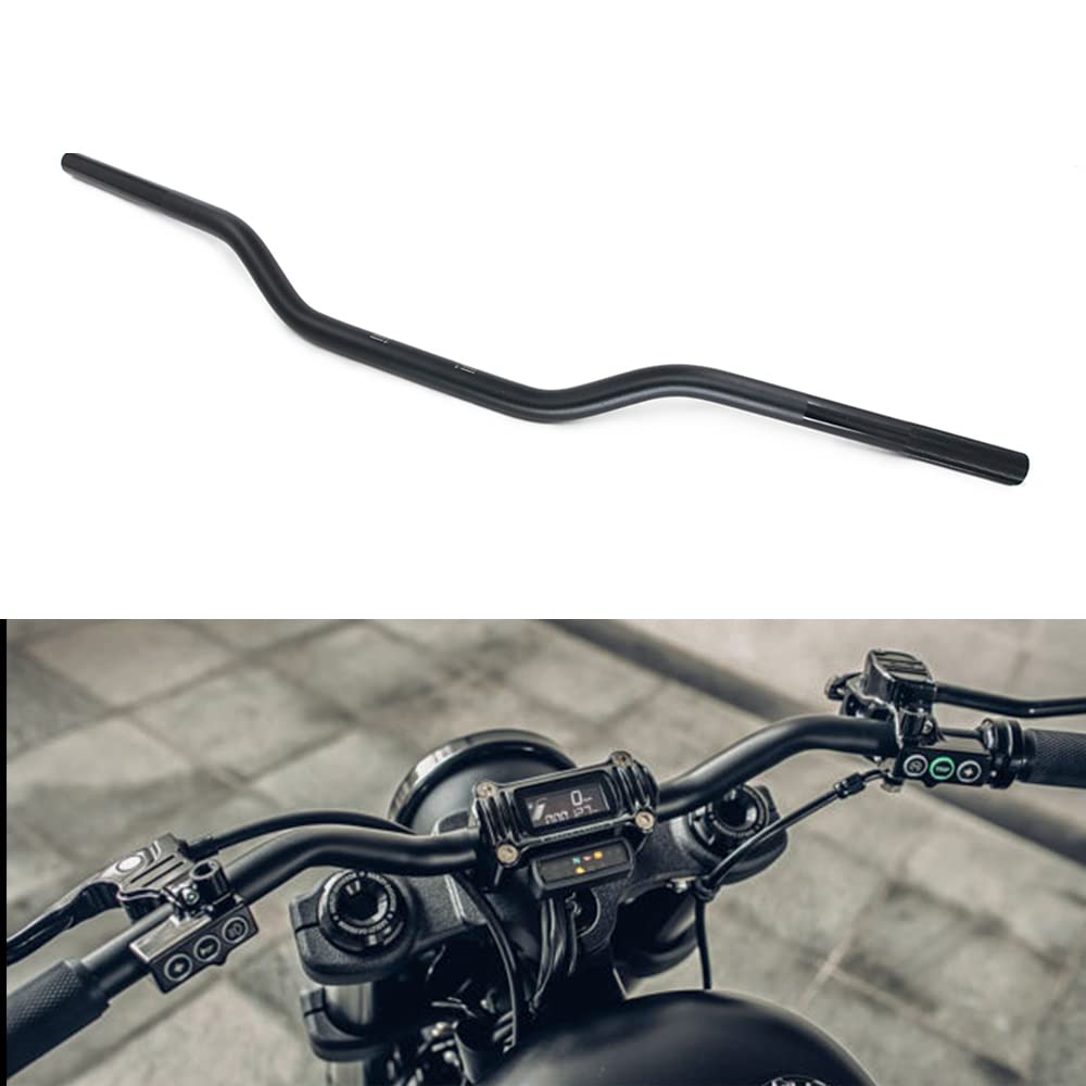 USTPO 7-8 inch low-rise handlebar for cafe racer styling and enhanced control