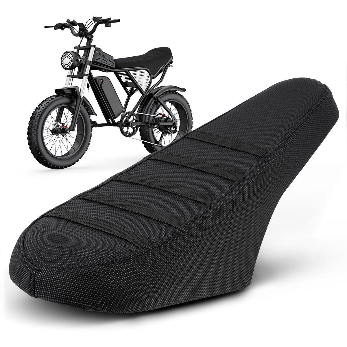 USTPO Q20 seat cover top view shows non-slip grip for wet days
