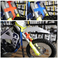 USTPO tie-down stabilizer prevents movement and protects front end