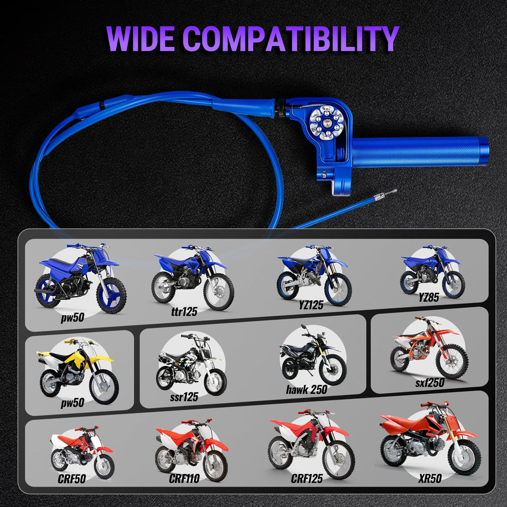 USTPO universal fit for 7-8-22mm handlebars on pit bikes.